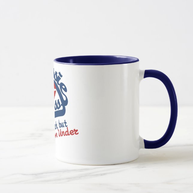 Caneca Aussie Kiss mug - escolha estilo e cor (Direita)