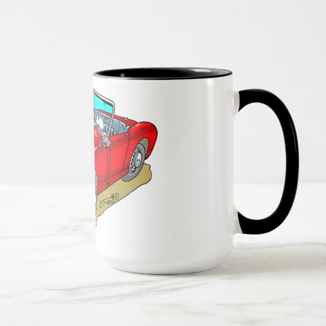 Caneca Austin-Healey Sprite "Frogeye" cartoon (Direita)