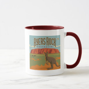 Caneca Austrália   Ayers Rock Kangaroos