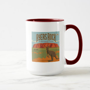 Caneca Austrália   Ayers Rock Kangaroos