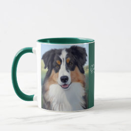 Caneca Australian Shepherd Portrait -