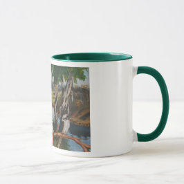 Caneca australiana do interior - trabalhos