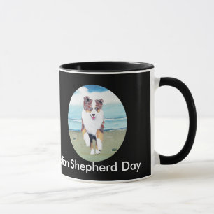 Caneca ~ australiano do pastor que funciona o filhote de