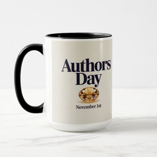 Caneca Authors Day Citrine Combo Mug (Esquerda)