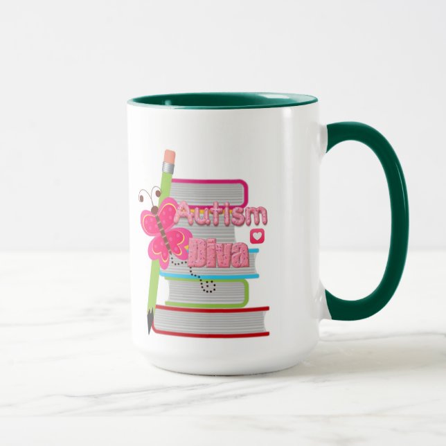 Caneca Autism Diva Mug (Direita)