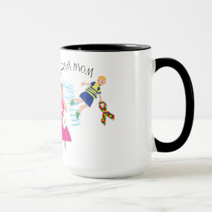 Caneca Autismo Mãe Ringer Mug