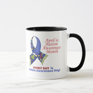 Caneca Autismo Sensibilização Abril e Todos os Dias