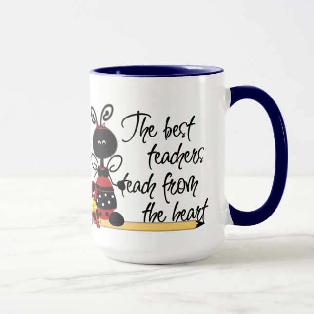 Caneca Autismo Sensibilização Professor Mug (Direita)