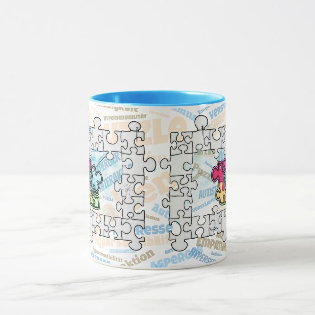 Caneca Autismus Autism  (Centro)