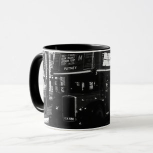 Caneca Autocarro inglês clássico de dois andares Londres