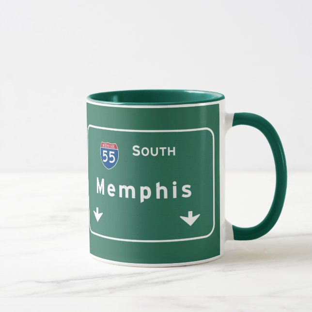 Caneca Autoestrada da estrada nacional de Memphis (Direita)