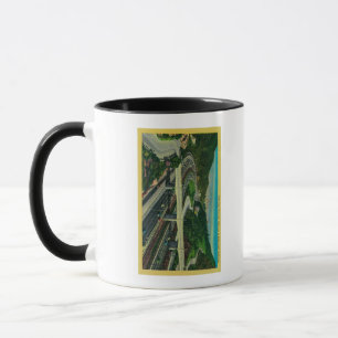 Caneca Autoestrada de Cahuenga, entrada a Hollywood