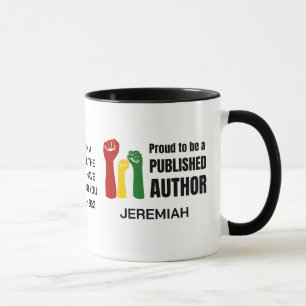 CANECA AUTOR DA EDITORA NEGRA DO PERSONALIDADE DO PROUD C