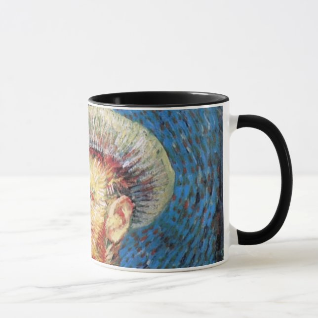 Caneca Autorretrato com Chapéu de Feltro Cinza de Vincent (Direita)