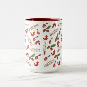 Caneca Autumn Botanic Art, Acorns Mug