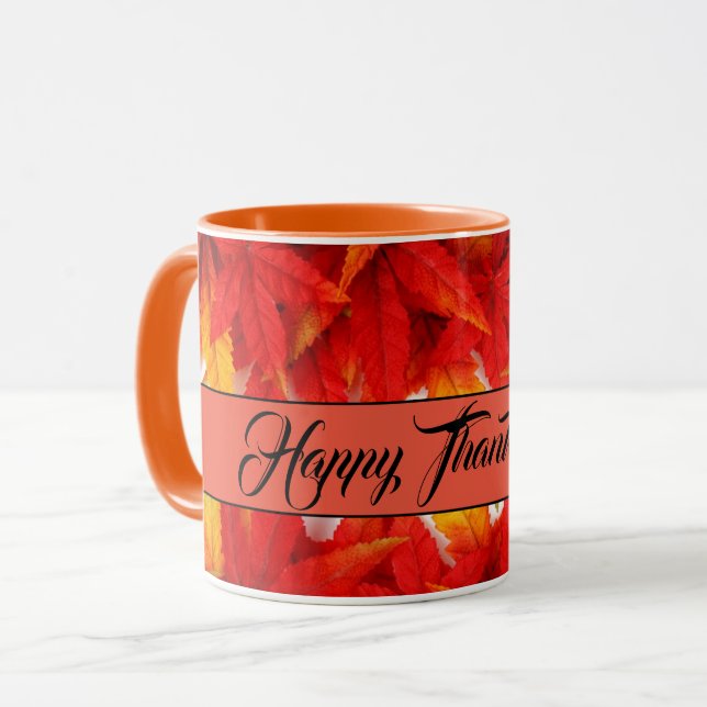 Caneca Autumn Deixa O Café Clássico (Frente Esquerda)