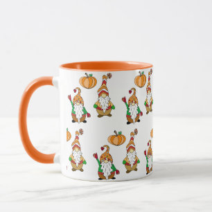 Caneca Autumn Gnome Fall Seasonal Halloween 