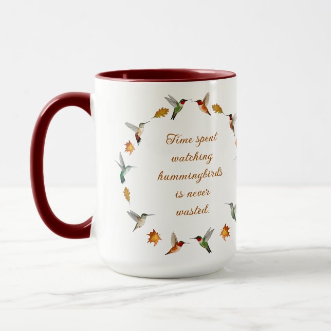 Caneca Autumn Hummingbird (Esquerda)