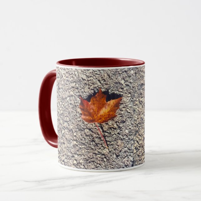 CANECA AUTUMN LEAF MUG (Frente Esquerda)