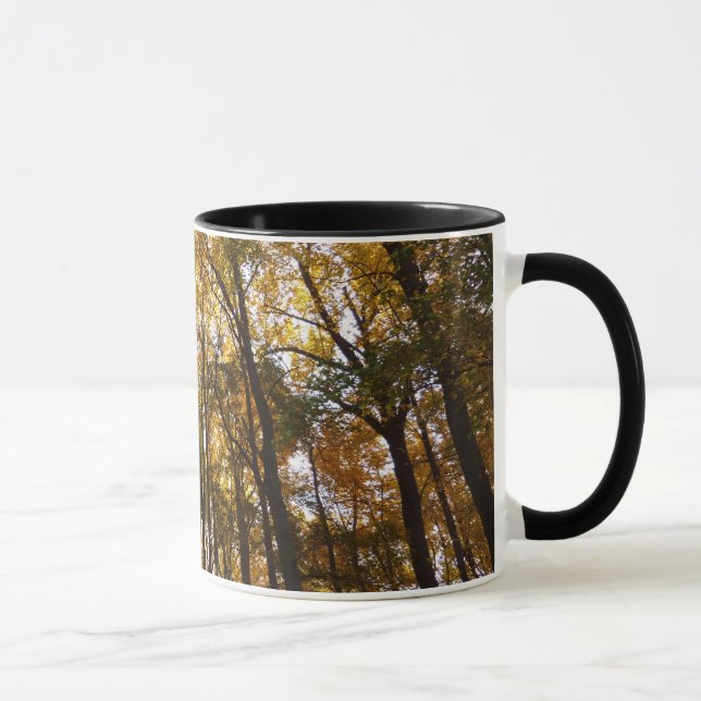 Caneca Autumn Leaves na Morning Maryland (Direita)