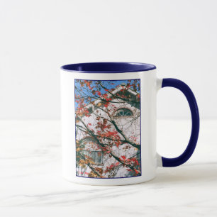 Caneca "Autumn Leaves with Blue Sky"