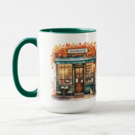 Caneca Autumn Reads Café MUG — Fall Bookstore