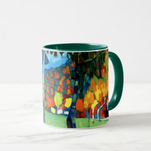 Caneca Autumn Study em Oberau por Kandinsky