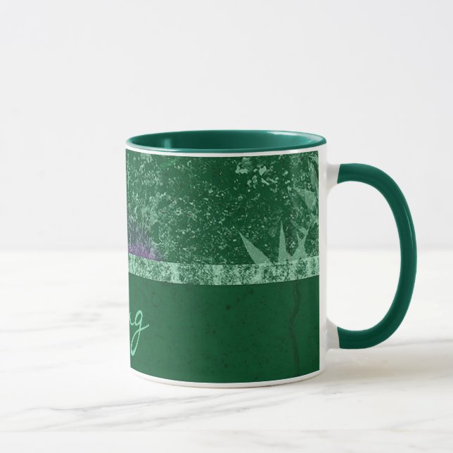Caneca Avatar - Tumor de cerâmica "Hug" Verde Tóxico (Direita)