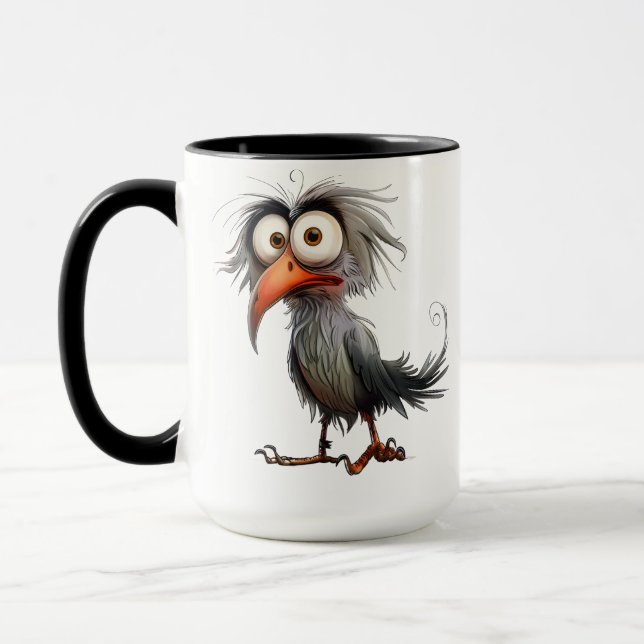Caneca Ave caprichosa engraçada (Esquerda)