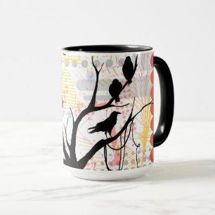 Caneca Ave de uma Pena Seja Único Juntos