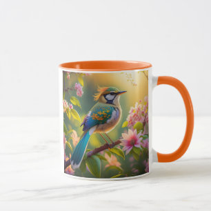 Caneca Ave Fantasia de Cabeça Verde com Asas de Marreca