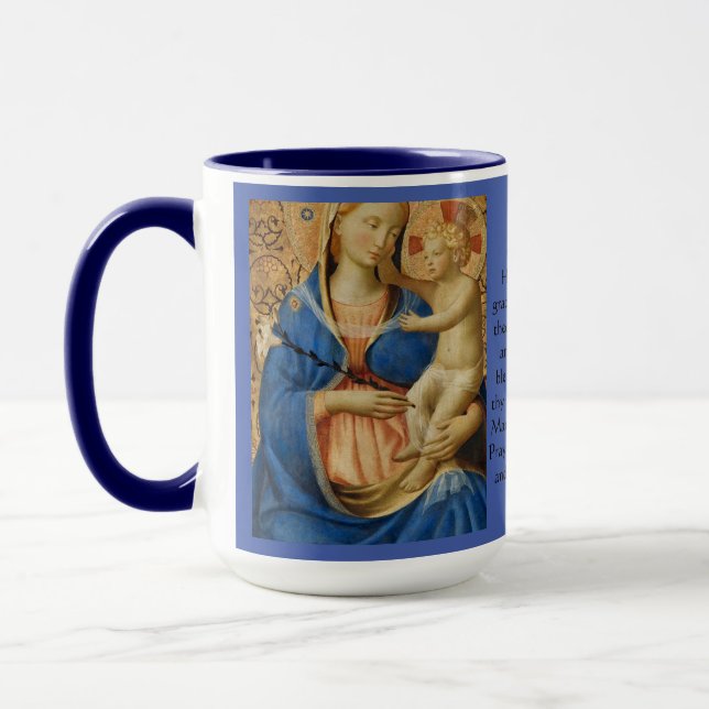 Caneca Ave Mary Prayer Mug (Esquerda)
