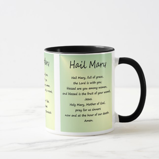 Caneca Ave Personalizada Mary Prayer Mug (Direita)