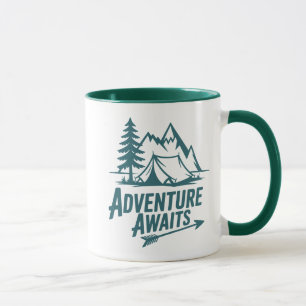 Caneca Aventura Aguarda Café de Acampamento ao Ar Livre