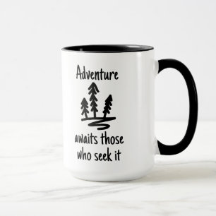 Caneca Aventura Aguarda Mata De Dois Tons