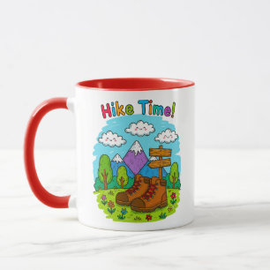 Caneca Aventura de Lápis de Cor Hike Time Kids