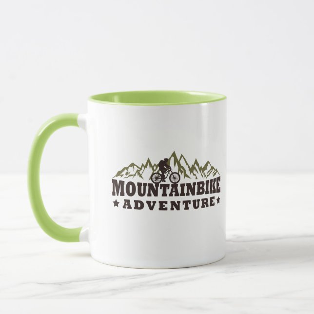 Caneca Aventura de Mountainbike - Bicicleta de Montanha (Esquerda)