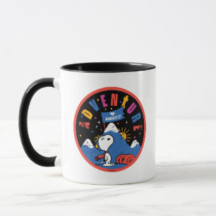 Caneca Aventura do Snoopy Aguarda Design da Montanha de G