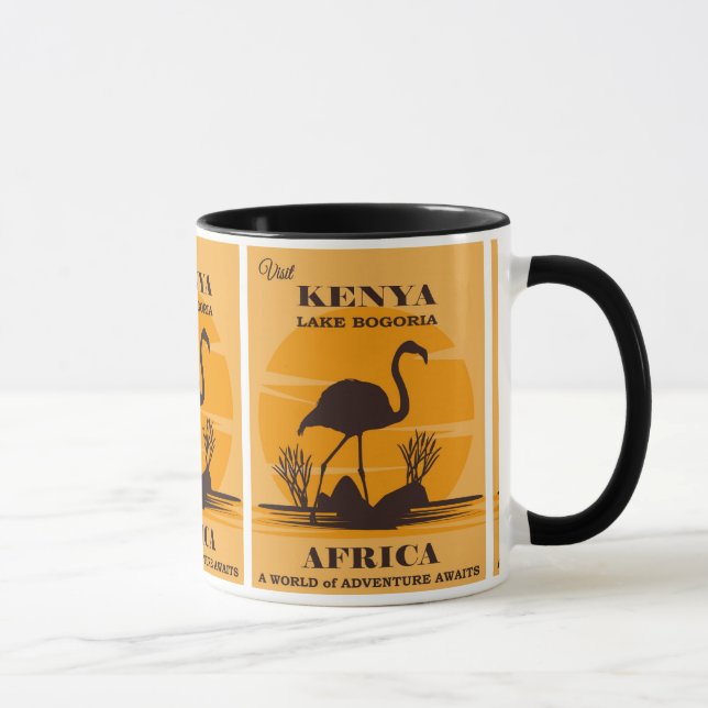Caneca Aventura Selvagem: Poster de viagens na África do  (Direita)