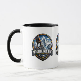 Caneca Aventureiro Explorador de Montanhismo Inspirador .
