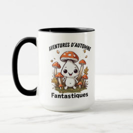 Caneca Aventures d'automne fantastiques, mushroom, morel