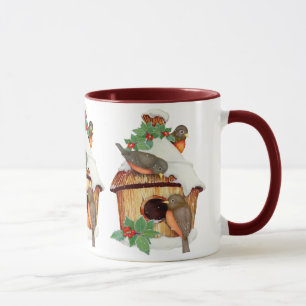 Caneca Aves de inverno e Aves