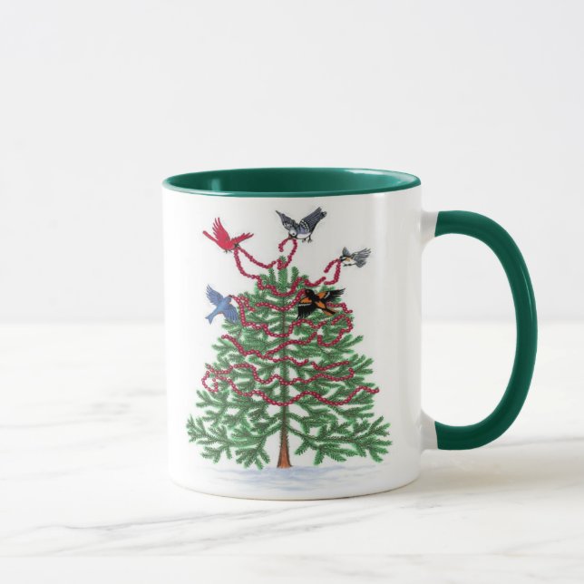 Caneca Aves de Natal - Mug (Direita)