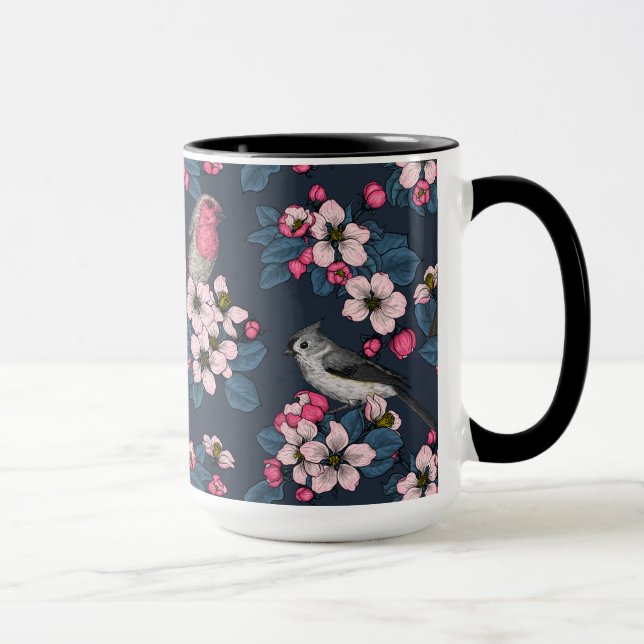 Caneca Aves e Blossomas (Direita)