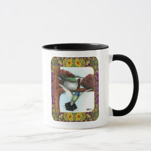 Caneca Aves e Flores Hummingbird 3