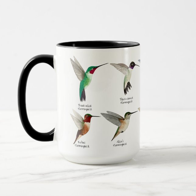 Caneca Aves Hummingbird da América do Norte (Esquerda)