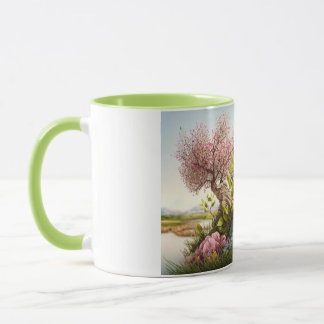 Caneca Aves Voadoras Mug - Design inspirada na Natureza