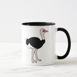 Caneca Avestruz dos desenhos animados