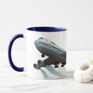 Caneca Avião. Jumbo.