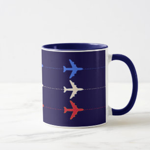 Caneca aviões aéreos